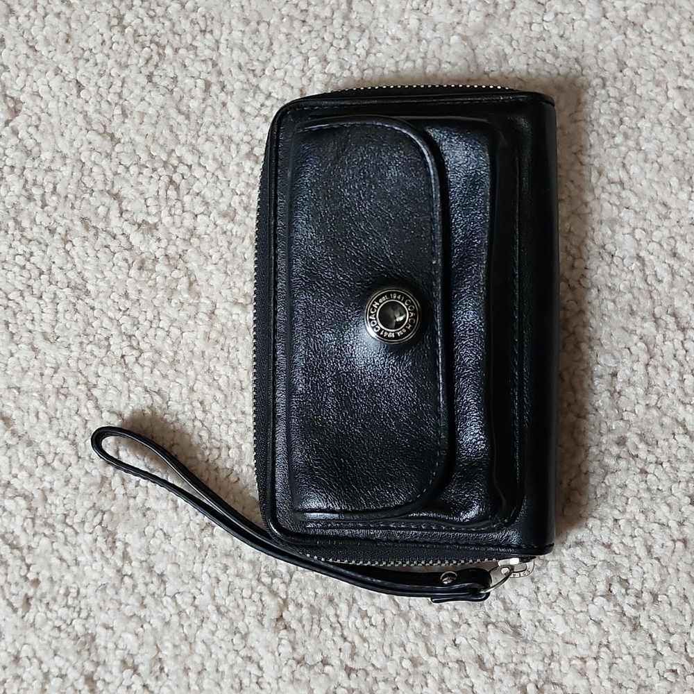 Black Coach Clutch